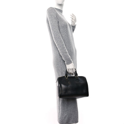 Louis Vuitton Epi Speedy 25 Black 3 of 9