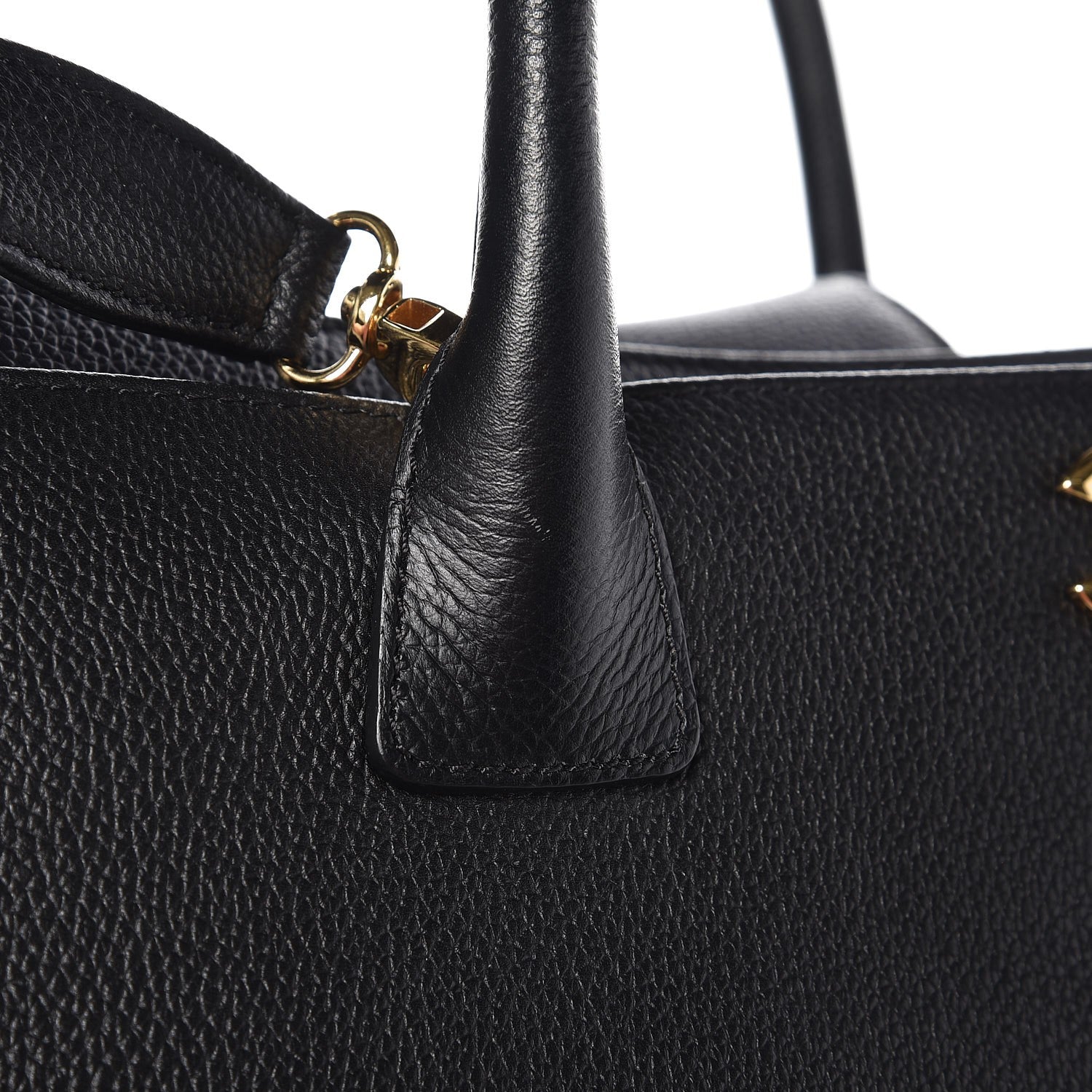 Chanel Calfskin Cerf Executive Shopper Tote Black 10 of 10