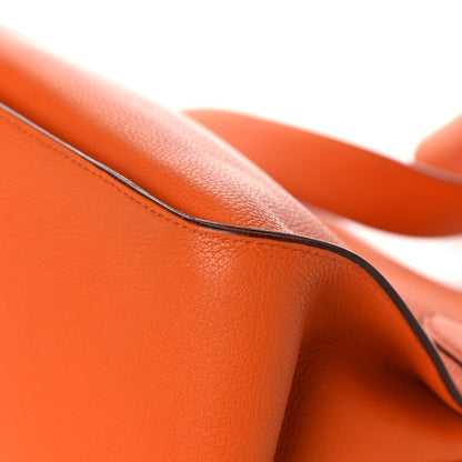 Hermes Taurillon Clemence Jypsiere 34 Orange 11 of 37