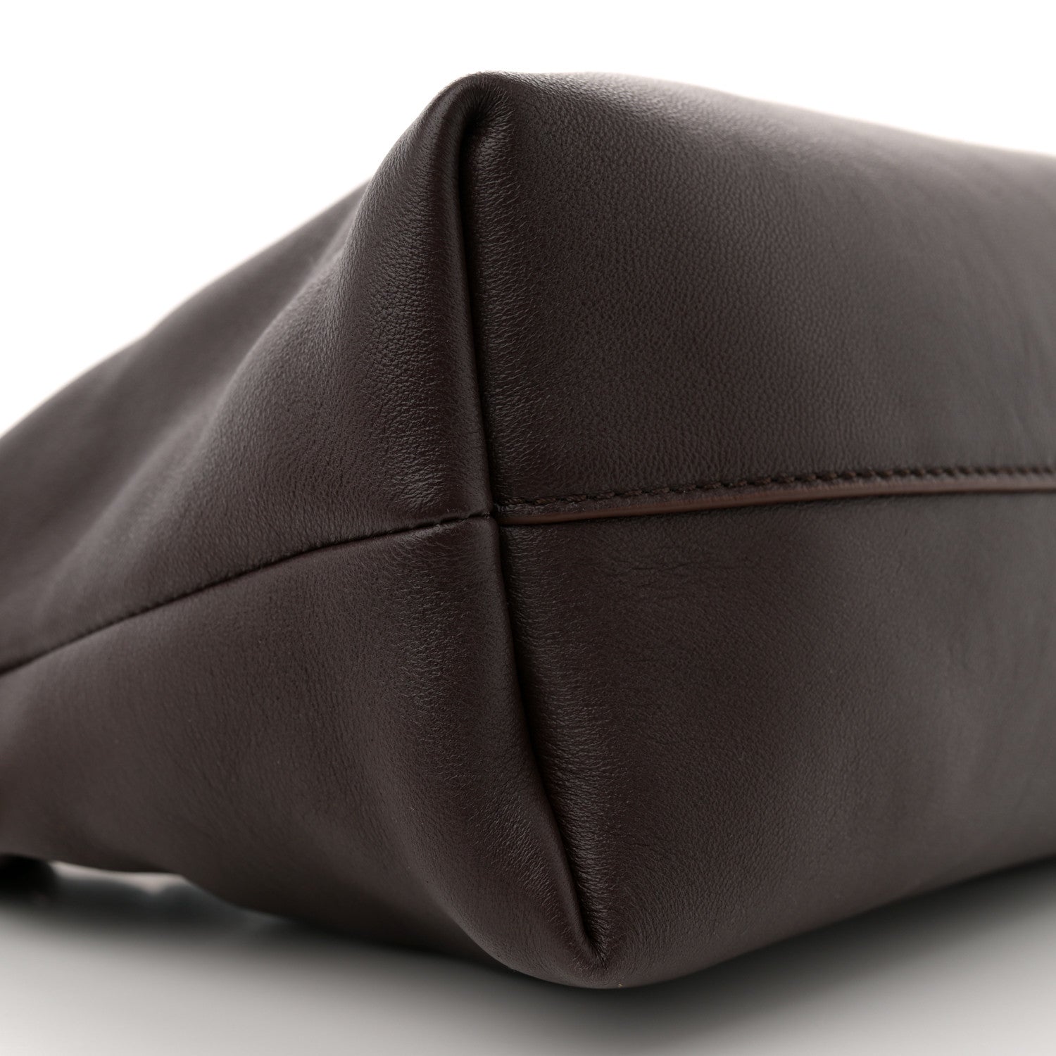 Loewe Mellow Nappa Medium Donut Chain Flamenco Knot Clutch Dark Burgundy 9 of 11