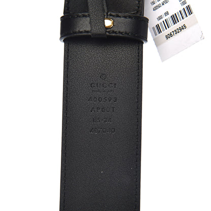 Gucci Calfskin Double G 40mm Belt 85 34 Black 4 of 7