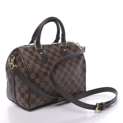 Louis Vuitton Damier Ebene Speedy Bandouliere 25 3 of 10
