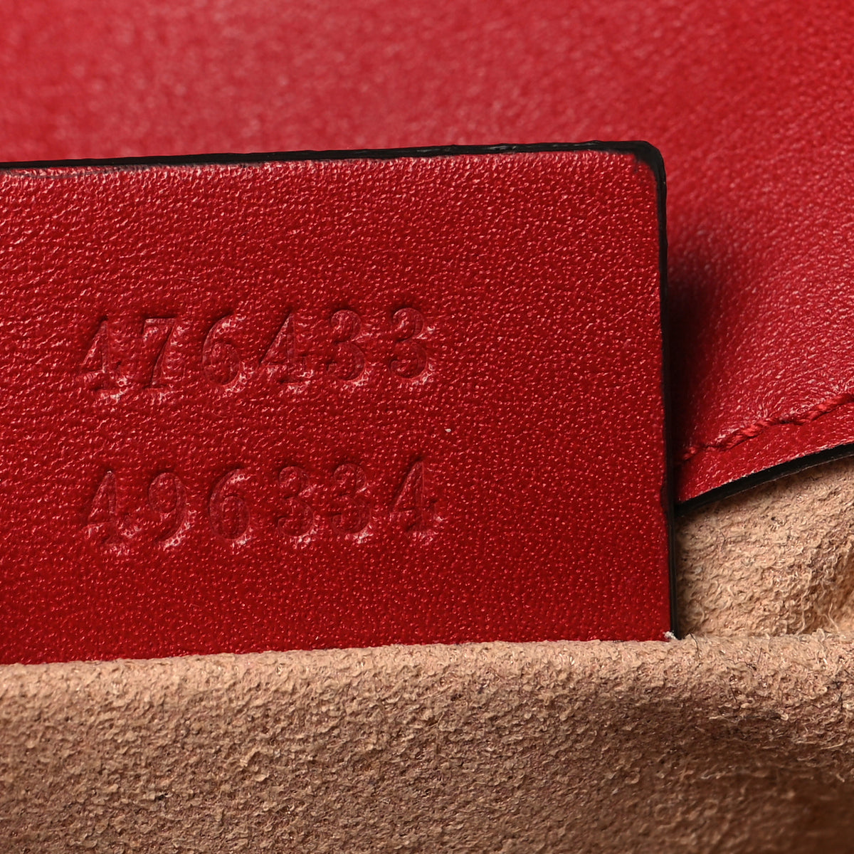 Calfskin Matelasse Super Mini GG Marmont Shoulder Bag Hibiscus Red