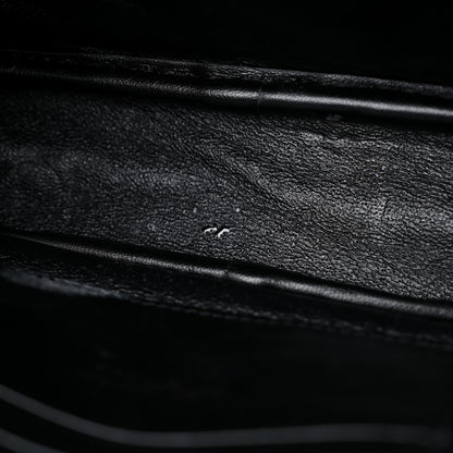Saint Laurent Grain De Poudre Matelasse Monochrome Monogram Mini Lou Camera Bag Black 12 of 13