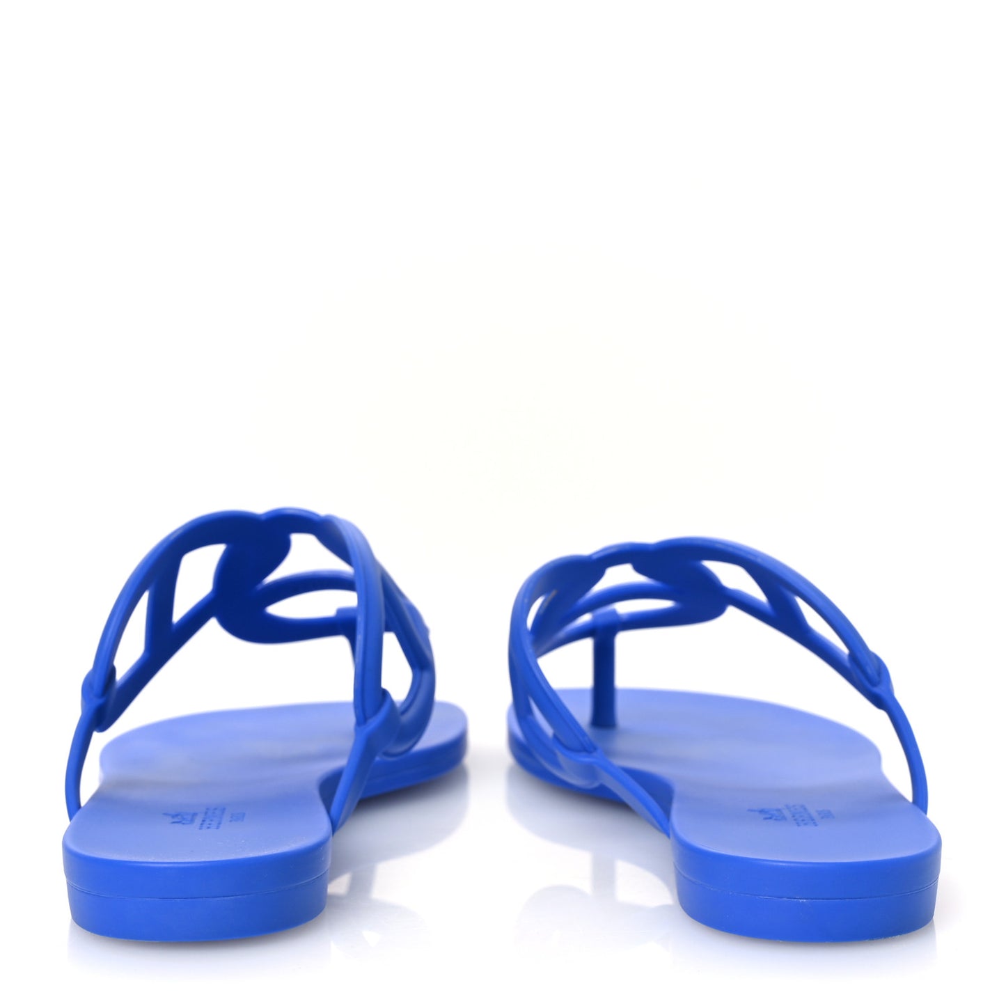 Rubber Womens Egerie Sandals 38 Bleu Outremer