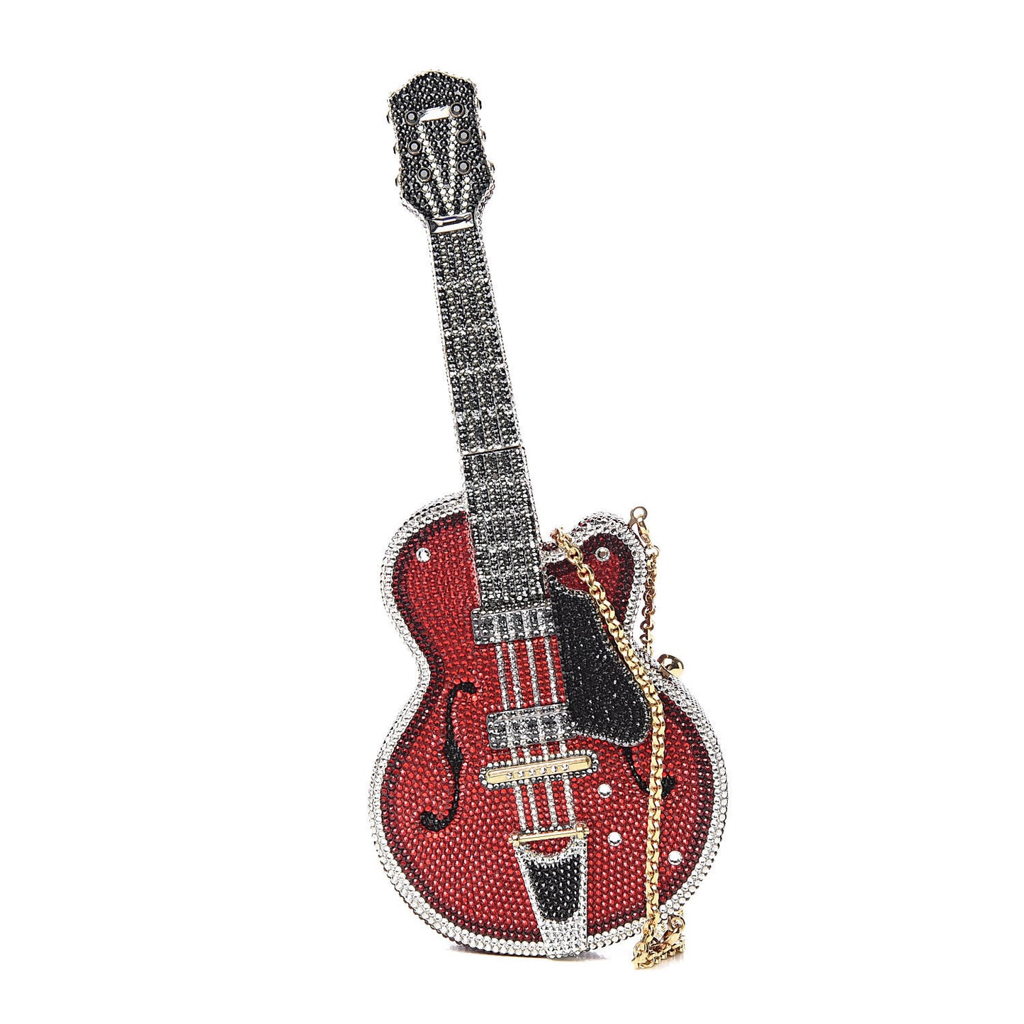 Crystal Acoustic Electric Guitar Clutch Fire Multicolor