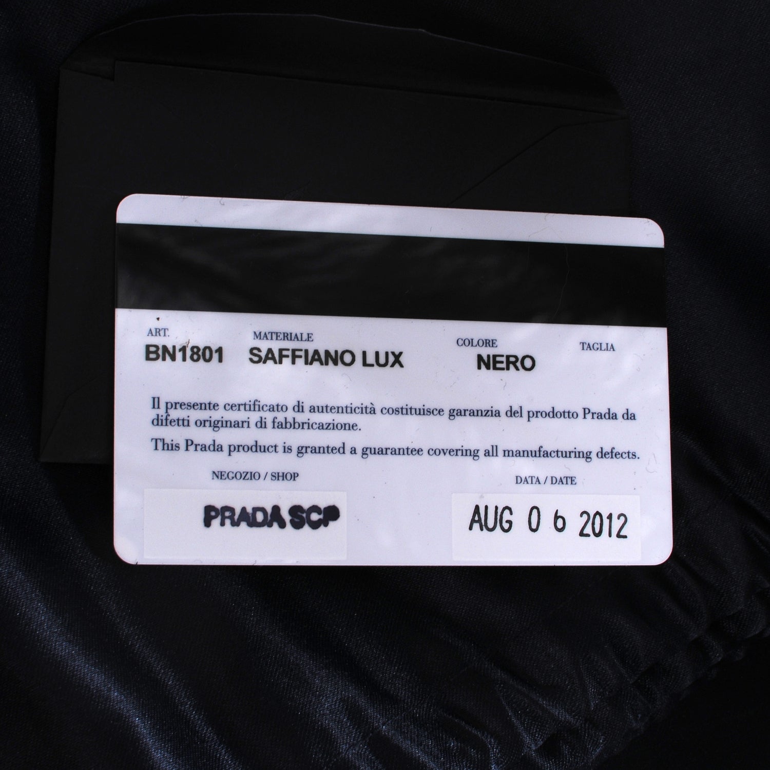 Prada Saffiano Lux Tote Nero Black 8 of 8