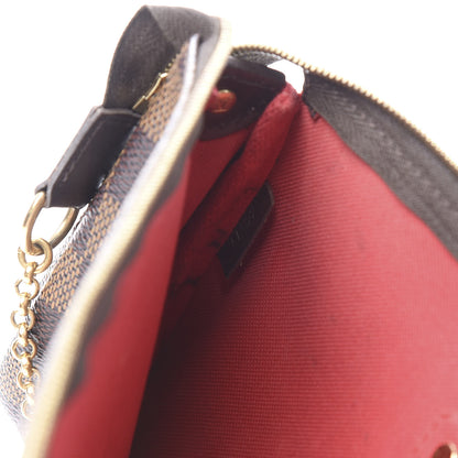 Louis Vuitton Damier Ebene Eva Clutch 6 of 11