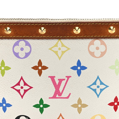 Louis Vuitton Monogram Multicolor Pochette Accessories White 7 of 10