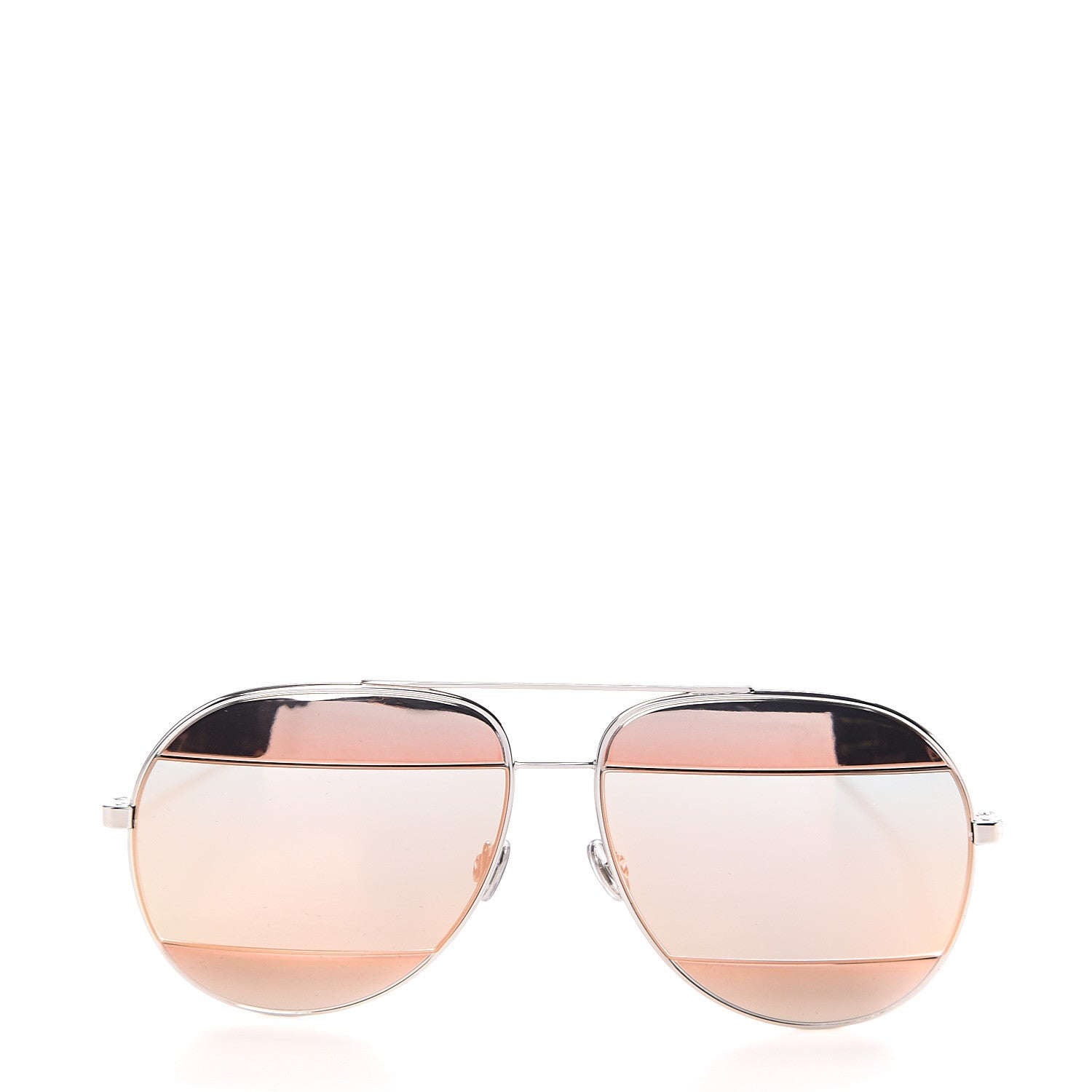 Christian Dior Split 1 Aviator Sunglasses Rose Gold 2 of 8