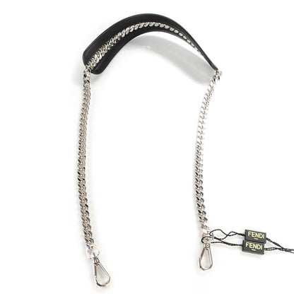Fendi Calfskin Chain Strap You Black 4 of 5