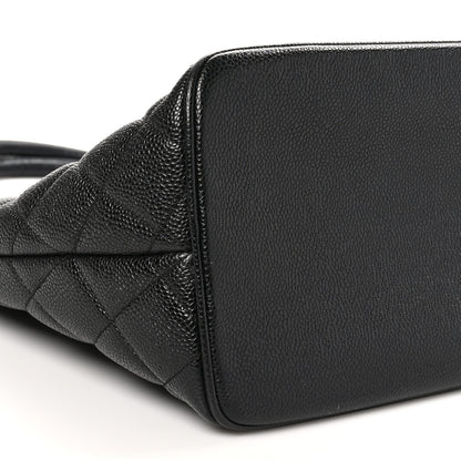 Chanel Caviar Quilted Medallion Tote Black 9 of 10
