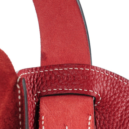 Hermes Swift Taurillon Clemence Virevolte PM Rouge H 2 of 10