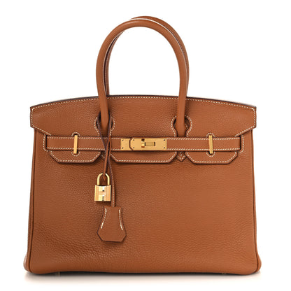 Hermes Togo Birkin 30 Gold 1 of 13