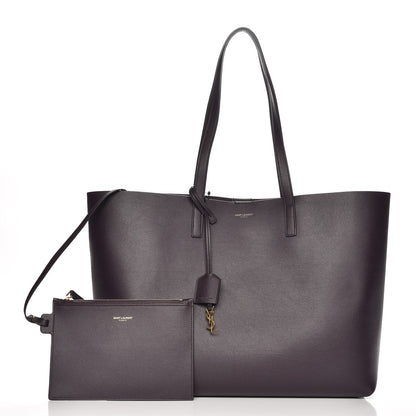 Saint Laurent Calfskin Large Shopping Tote Violet 3 of 8