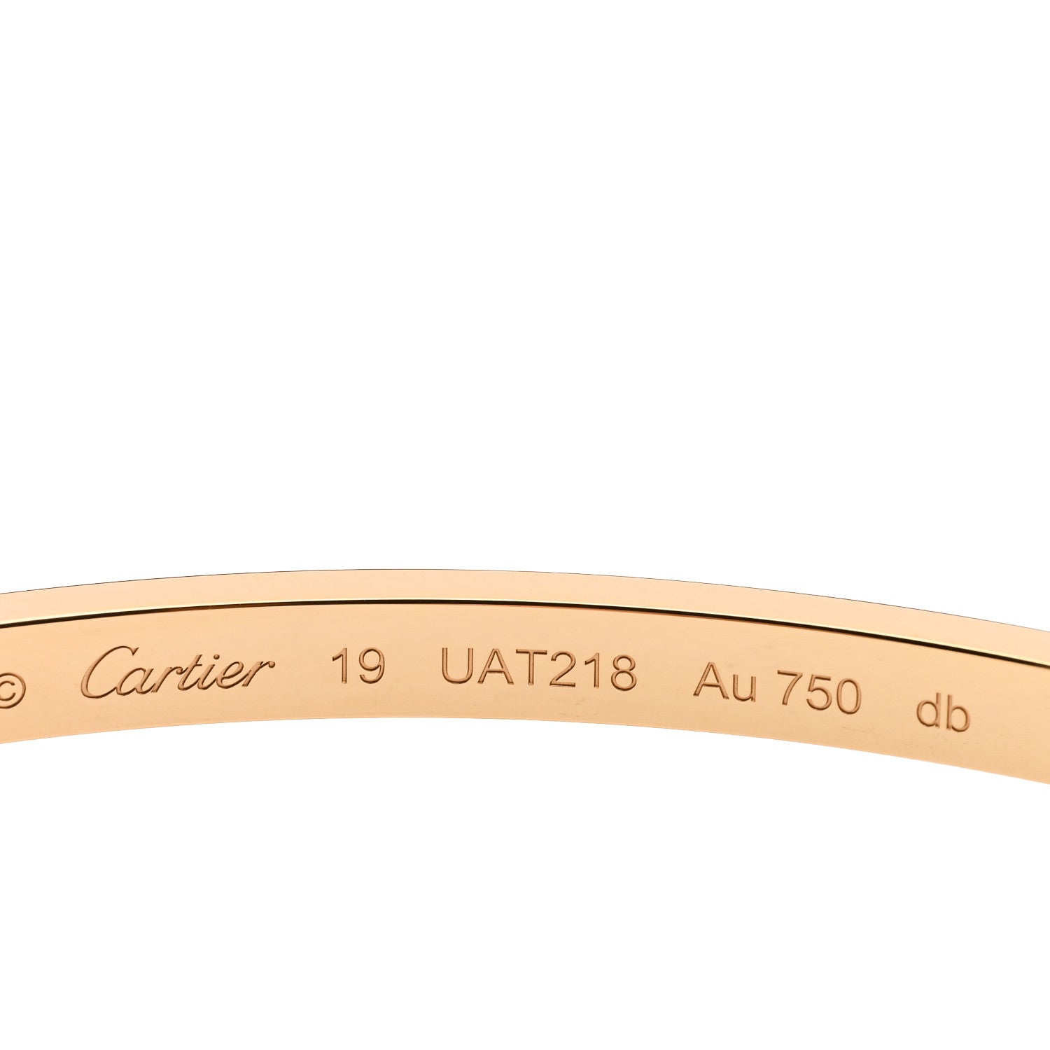 Cartier 18K Yellow Gold Small LOVE Bracelet 19 3 of 5
