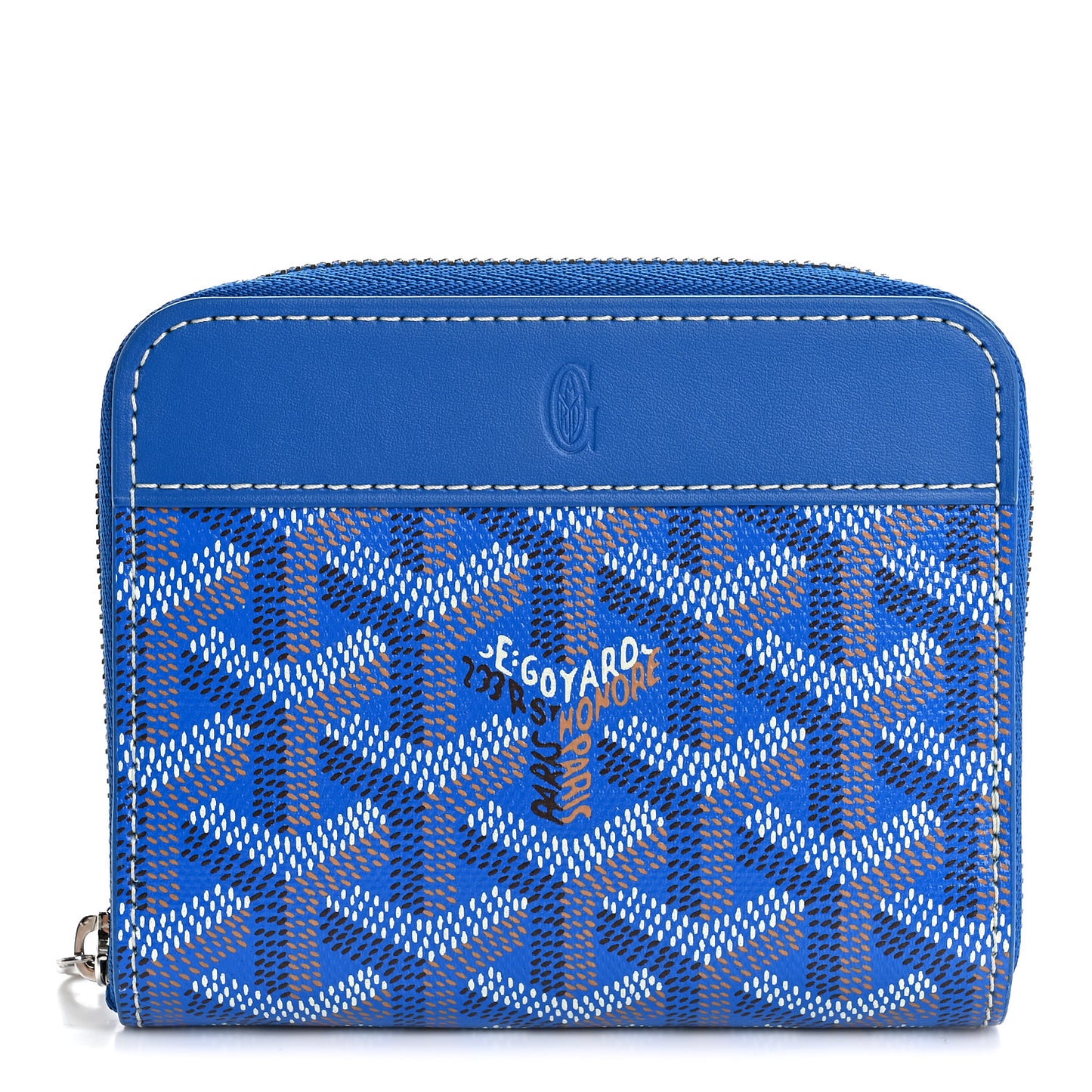 Goyardine Matignon PM Wallet Blue