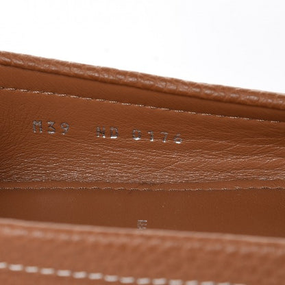 Louis Vuitton Grained Calfskin Close Up Flat Loafer 39 Brown 10 of 10