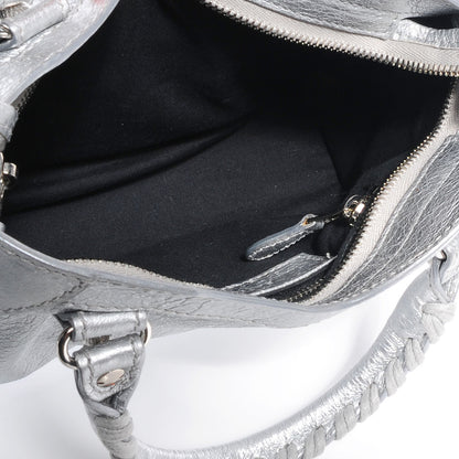 Balenciaga Agneau Giant 12 Silver Hardware Mini City Gris Aluminum 5 of 9
