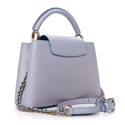 Louis Vuitton Taurillon Summer Stardust Capucines BB Lilas Purple 3 of 7