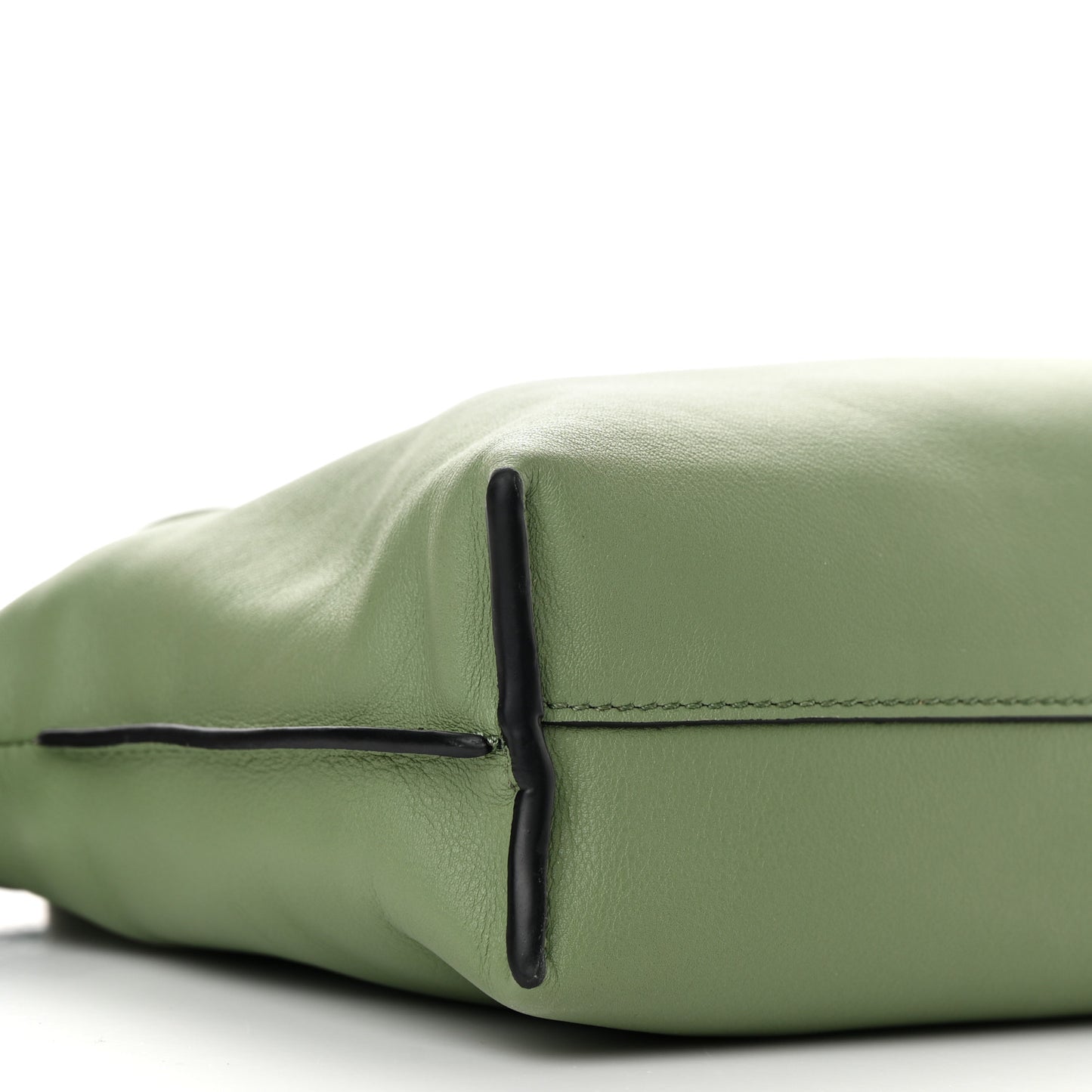 Calfskin Mini Flamenco Knot Clutch Rosemary