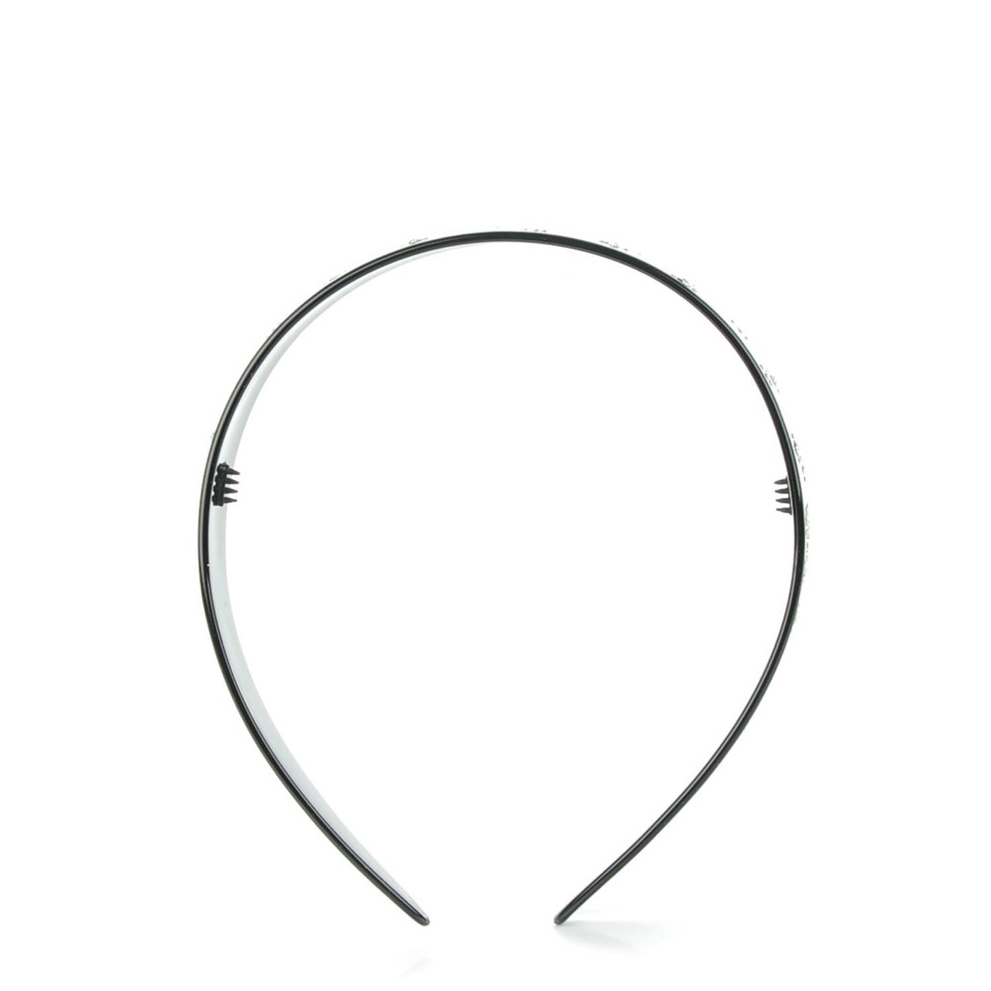 Plastic Crystal CC Headband Black