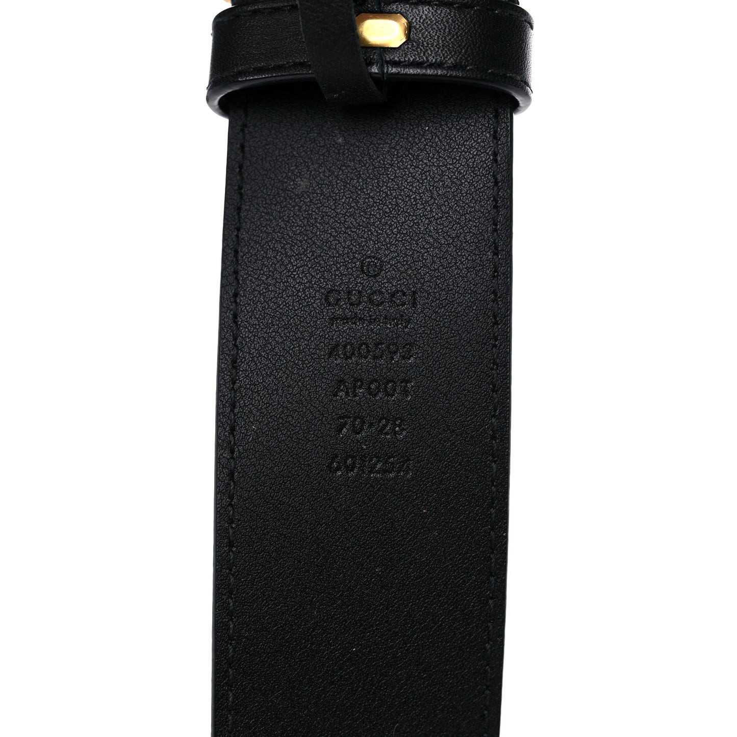 Calfskin Double G 40mm Belt 70 28 Black