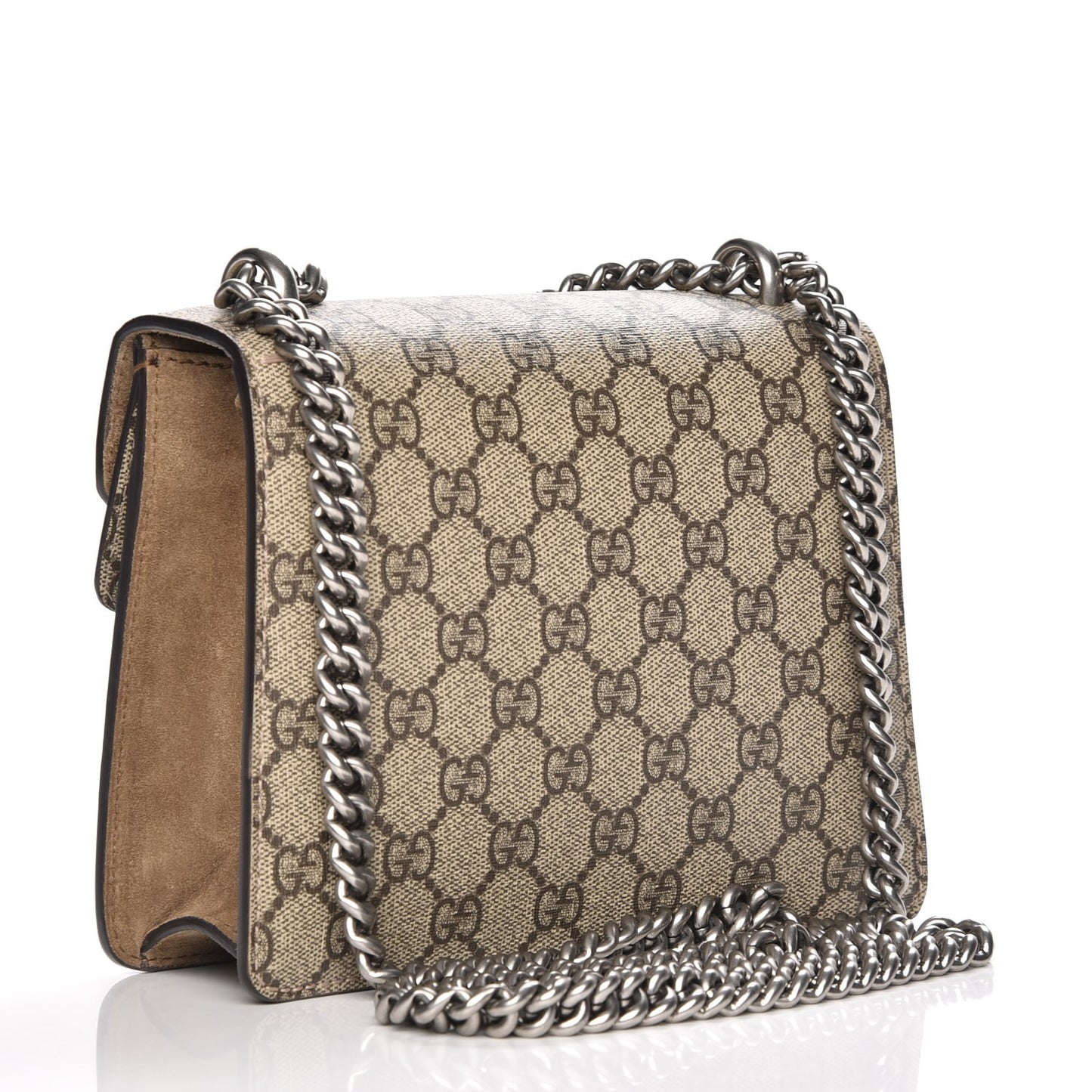 GG Supreme Monogram Mini Dionysus Shoulder Bag Taupe