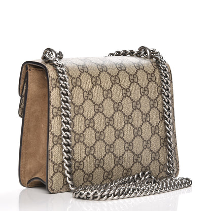 Gucci GG Supreme Monogram Mini Dionysus Shoulder Bag Taupe 3 of 7