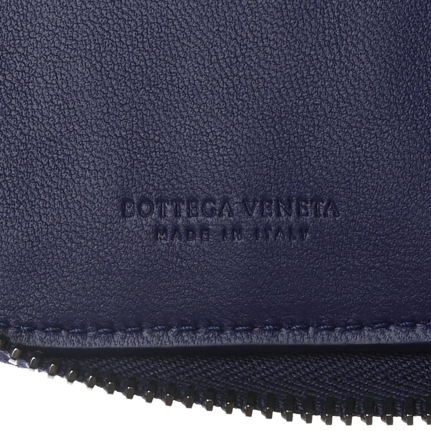 Nappa Intrecciato Zip Around Wallet Atlantic