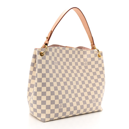 Louis Vuitton Damier Azur Graceful PM Rose Ballerine 2 of 9
