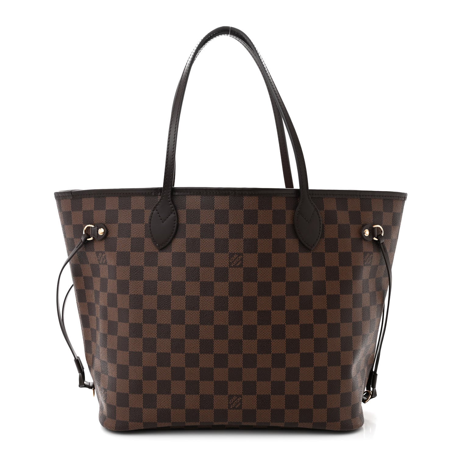 Louis Vuitton Damier Ebene Neo Neverfull MM Rose Ballerine 1 of 11