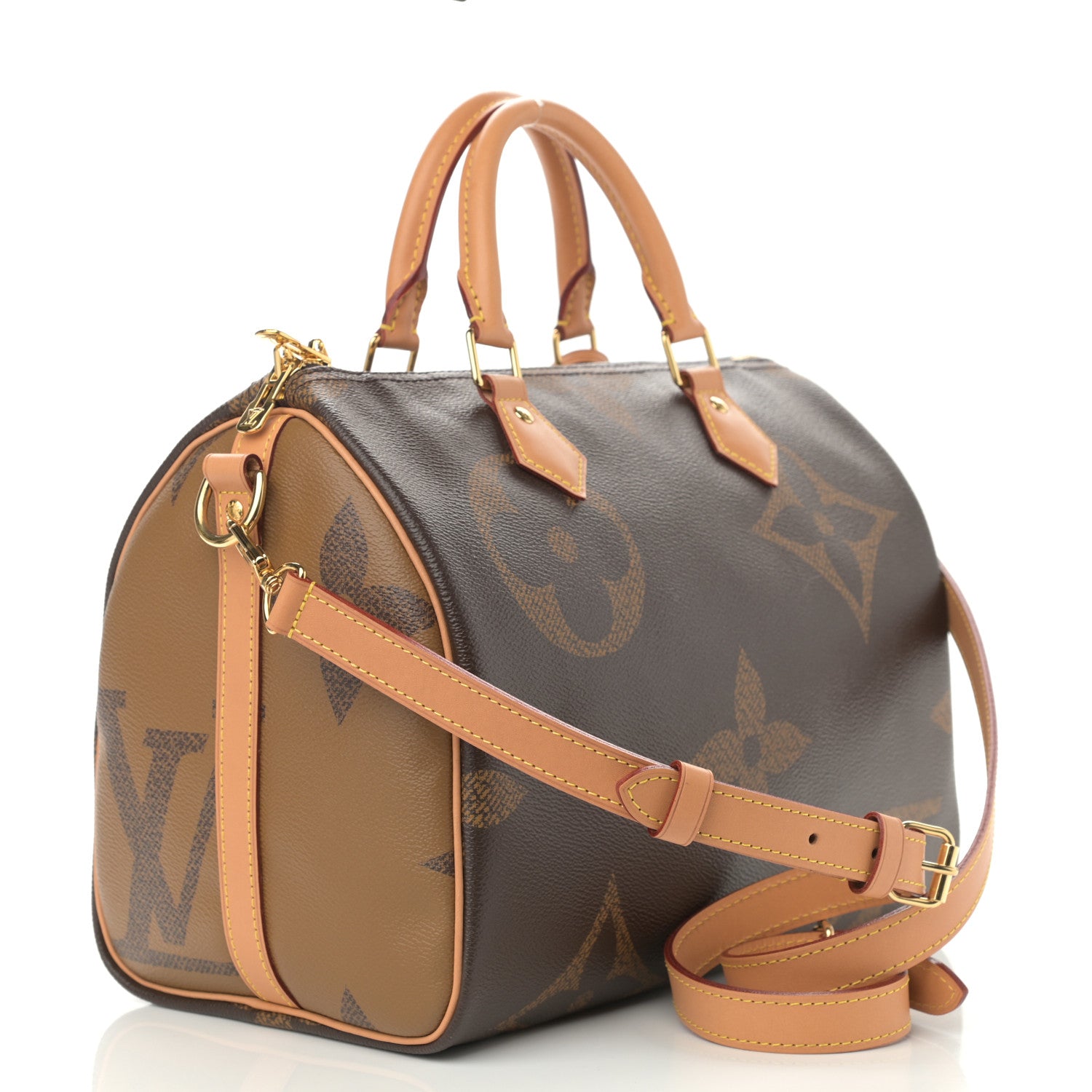 Louis Vuitton Reverse Monogram Giant Speedy Bandouliere 30 3 of 13