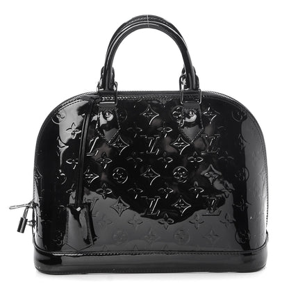 Louis Vuitton Vernis Alma PM Noir Magnetique 1 of 12