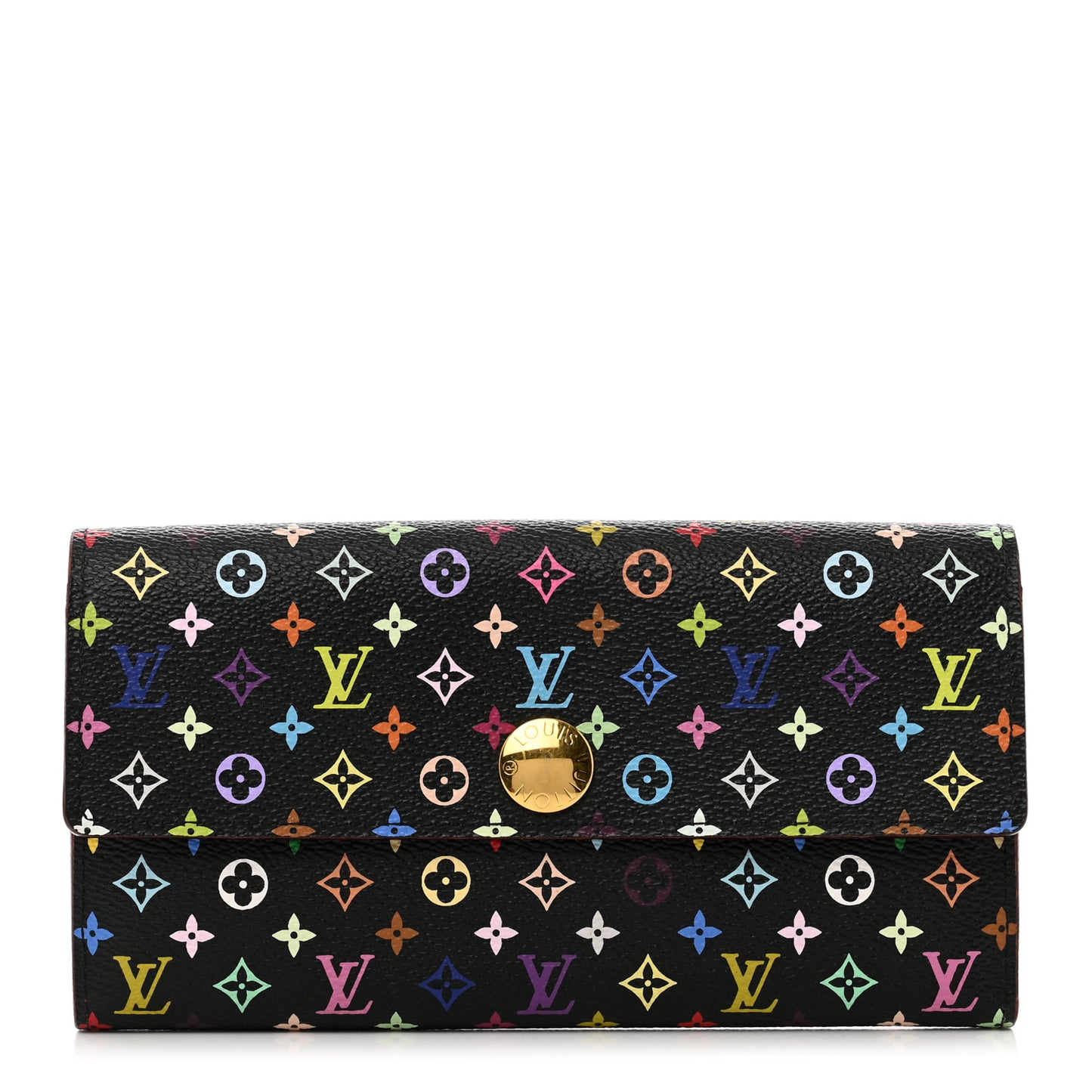 Monogram Multicolor Sarah Wallet Black Grenade