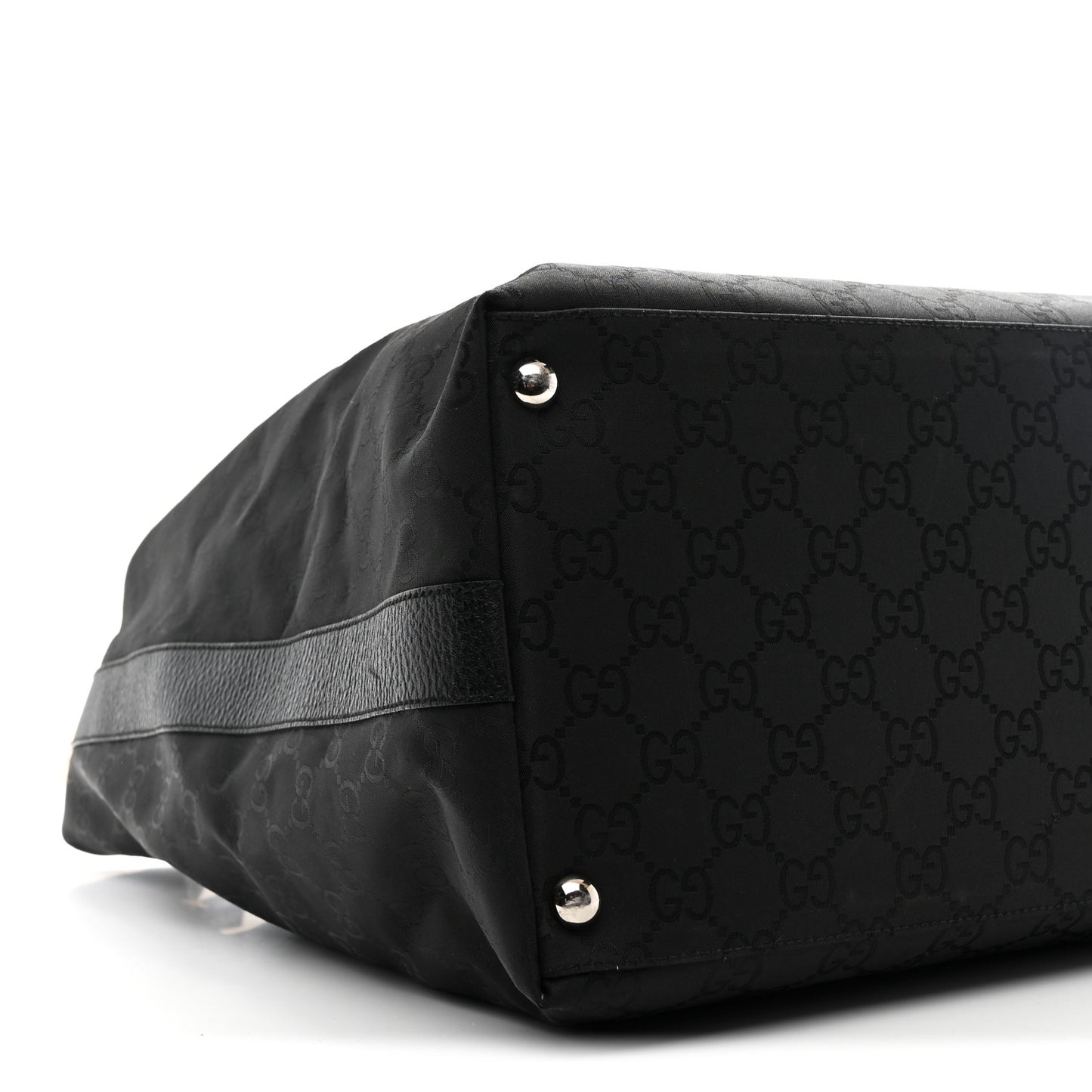 Nylon Monogram Extra Large Hobo Black