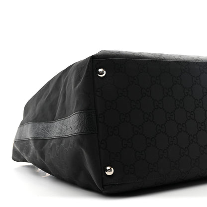 Gucci Nylon Monogram Extra Large Hobo Black 8 of 10