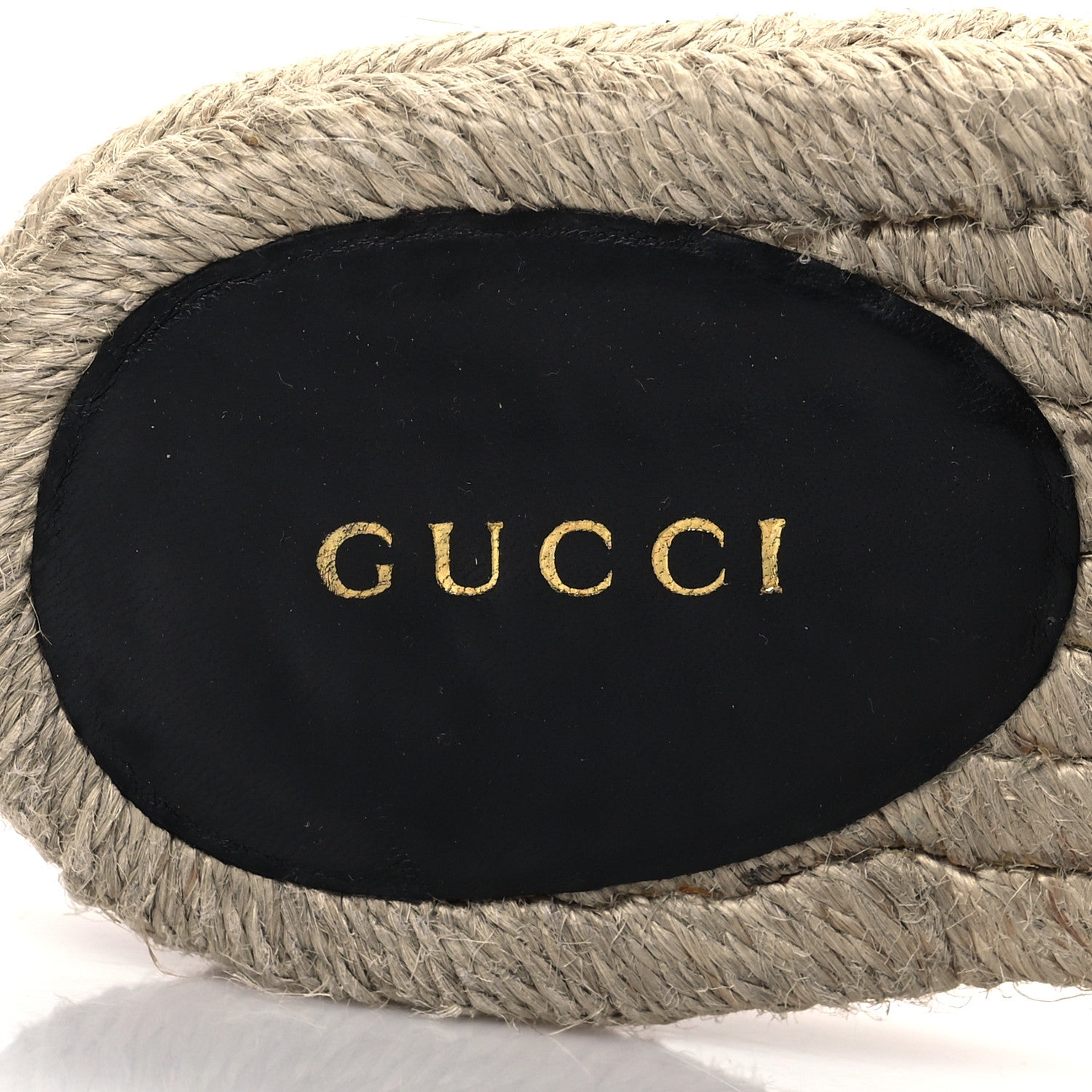 Gucci Nappa Matelasse GG Marmont Espadrille Slippers 38.5 Black 9 of 10