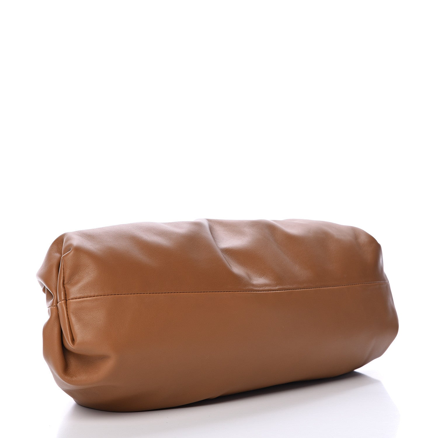 Bottega Veneta Smooth Butter Calf The Pouch Oversized Clutch Cammello 3 of 8