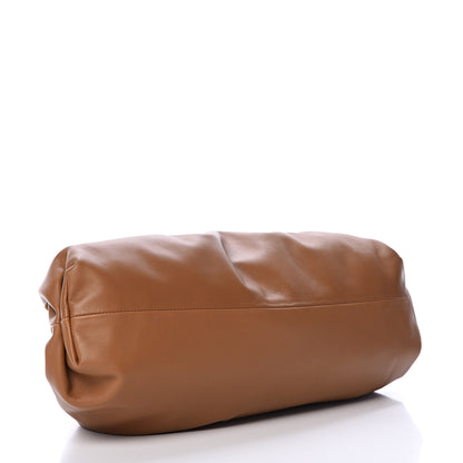 Bottega Veneta Smooth Butter Calf The Pouch Oversized Clutch Cammello 3 of 8
