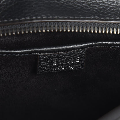 Celine Drummed Calfskin Nano Luggage Black 6 of 7