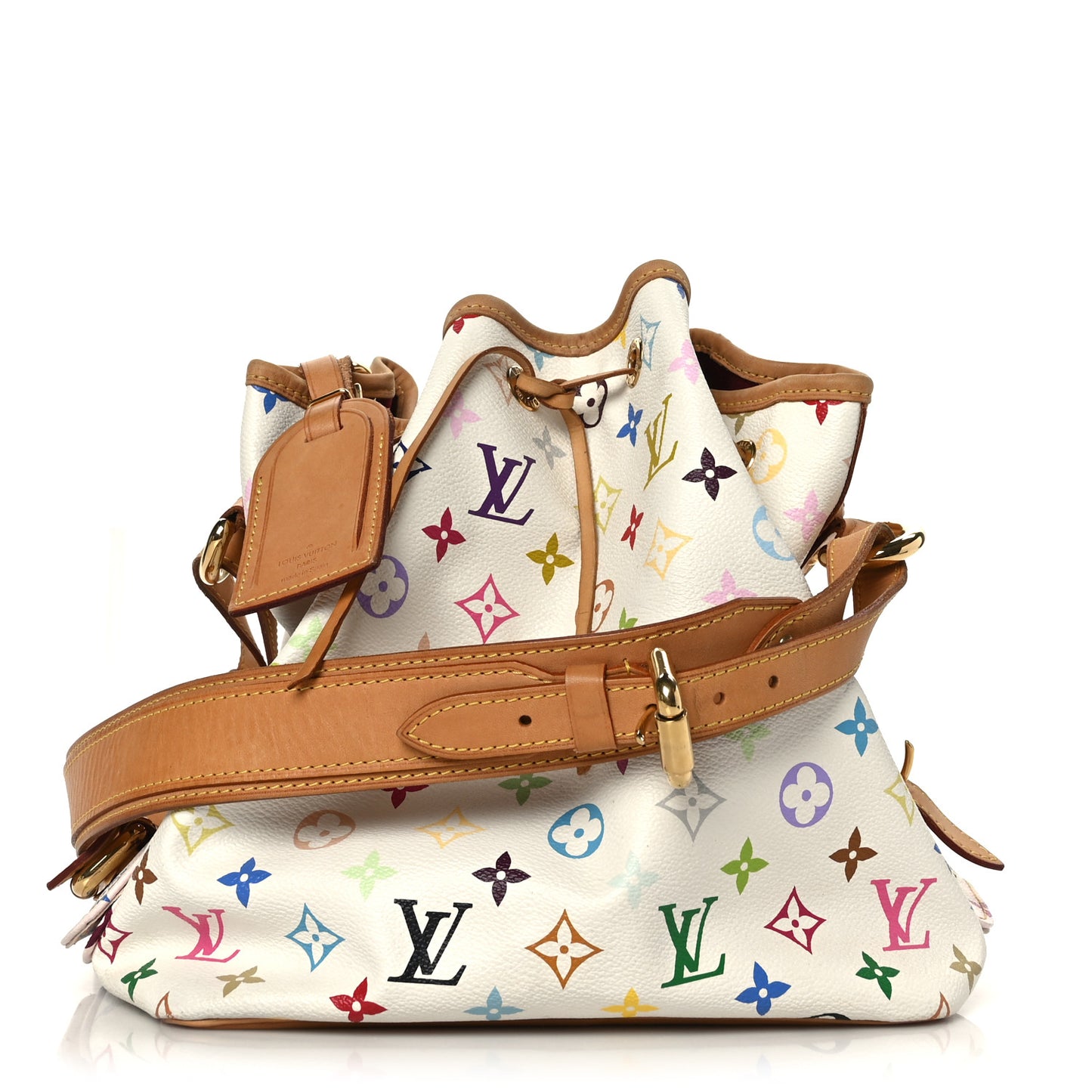 Monogram Multicolor Petit Noe White
