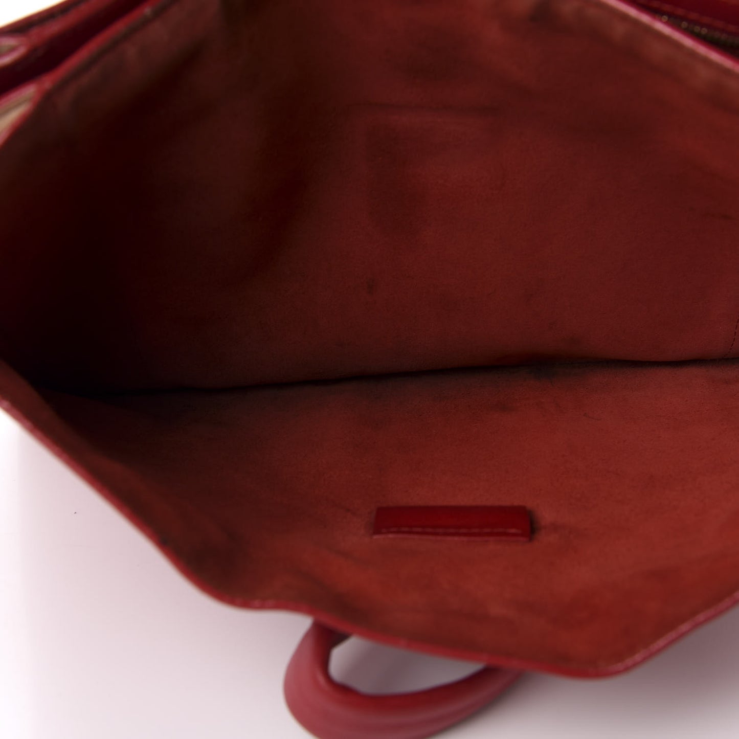 Lambskin Knotted Clutch Red