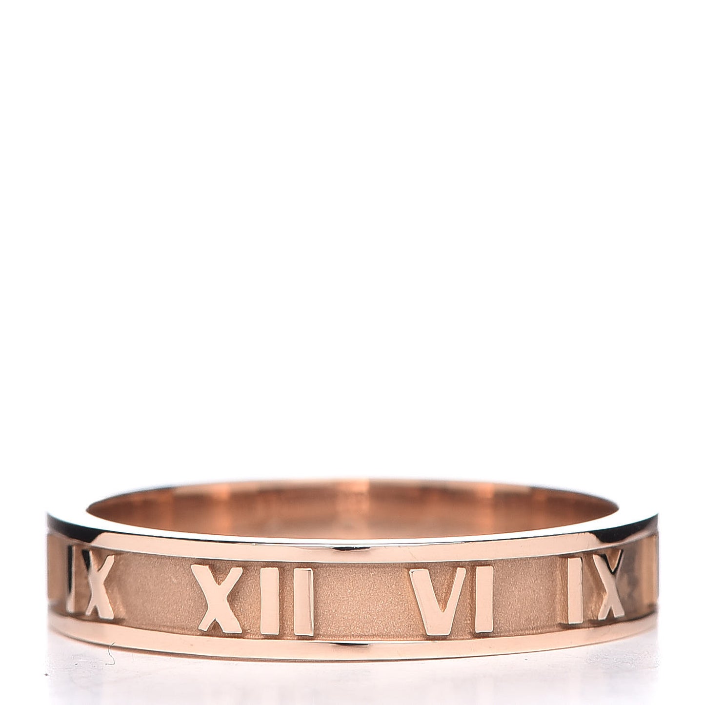 18K Rose Gold Atlas Band Ring 57 8　