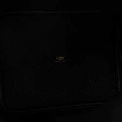 Hermes Taurillon Clemence Picotin Lock 22 MM Black 4 of 11