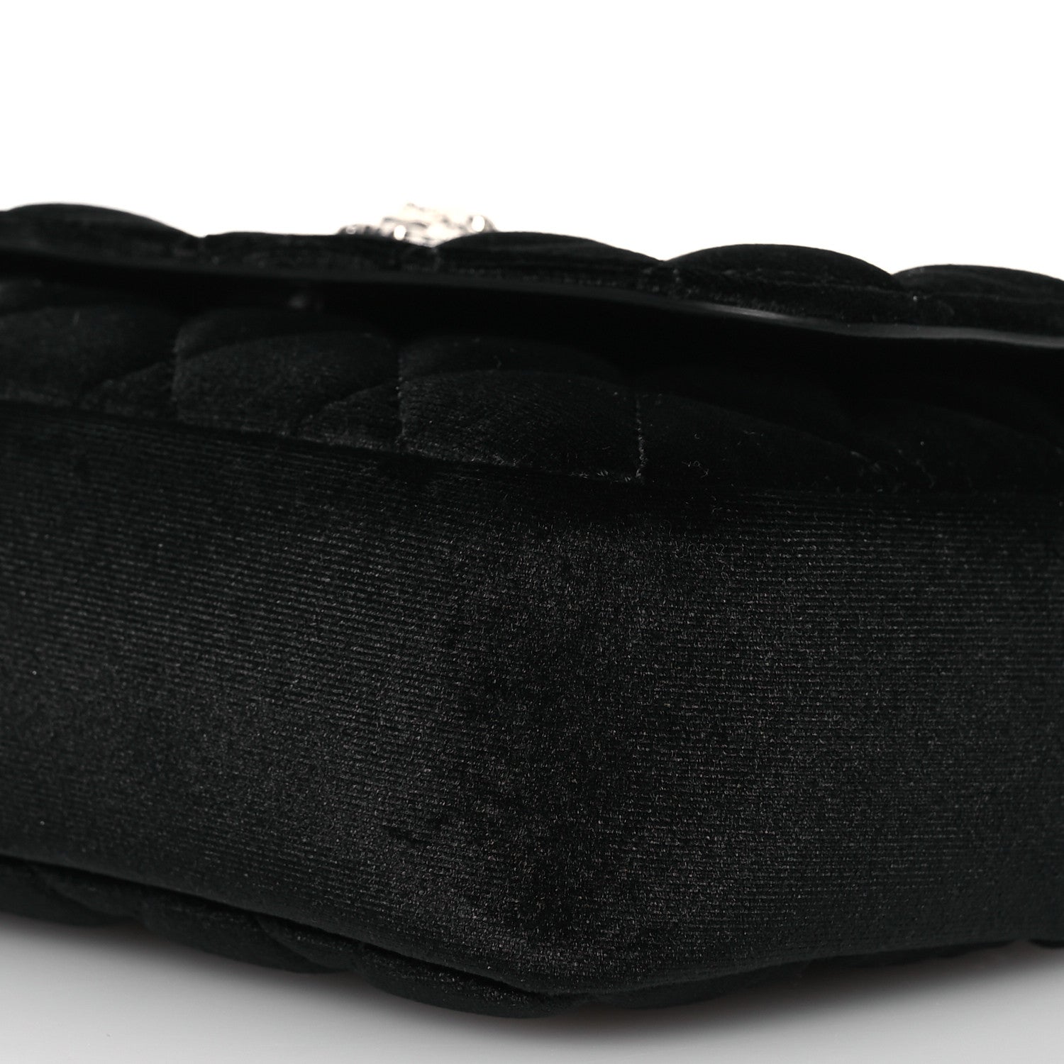 Versace Velvet Quilted Icon Crossbody Bag Black 10 of 13