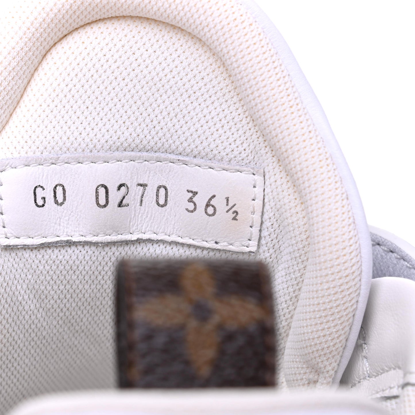 Calfskin Monogram Velcro LV Archlight Sneakers 36.5 White