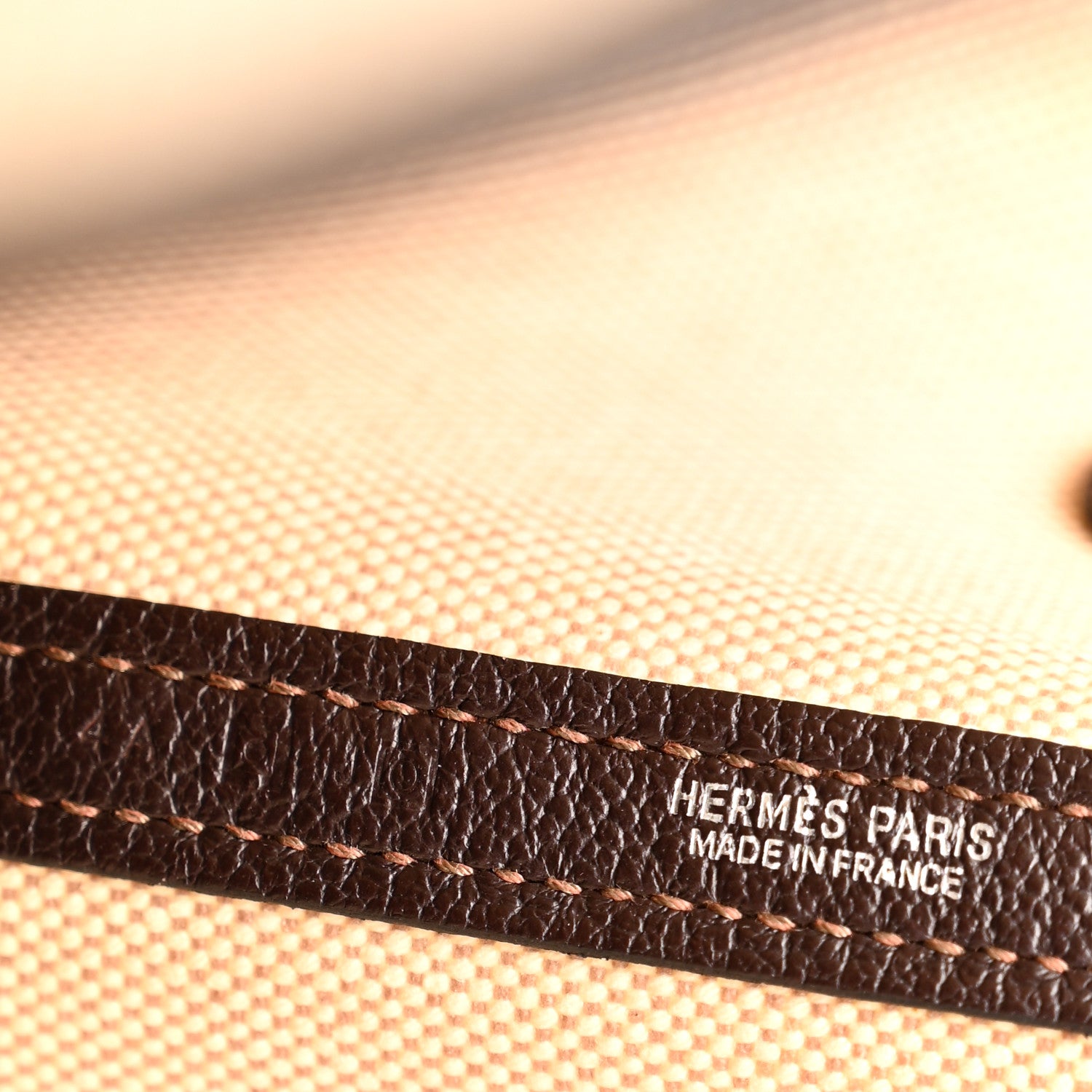 Hermes Buffle Skipper Toile Garden Party 36 MM Marron Fonce 6 of 11