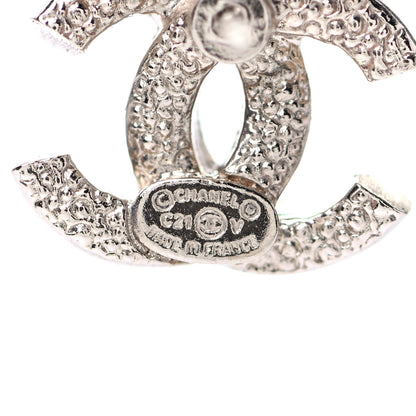 Chanel Crystal CC Earrings Light Gold 4 of 4