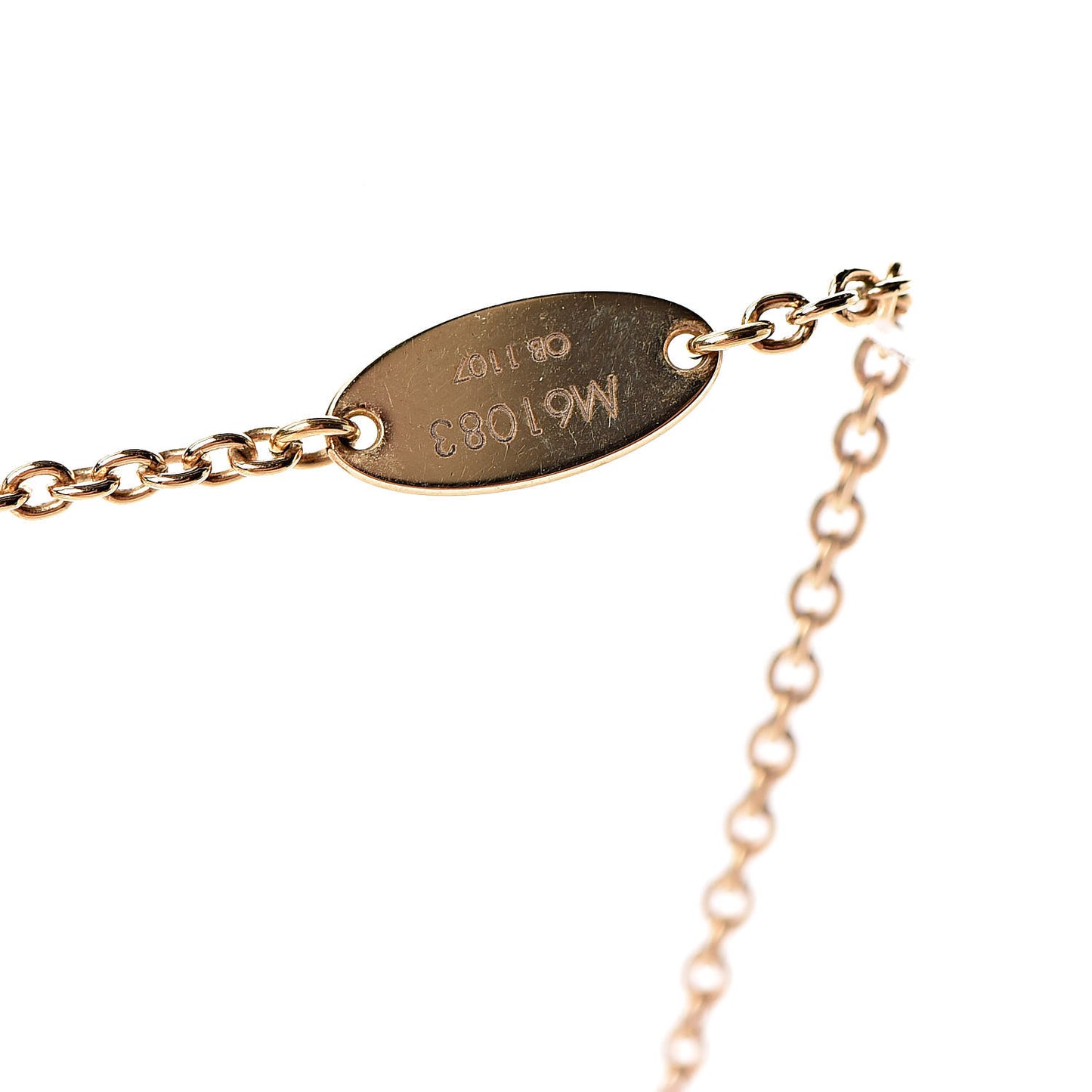 Essential V Necklace Gold